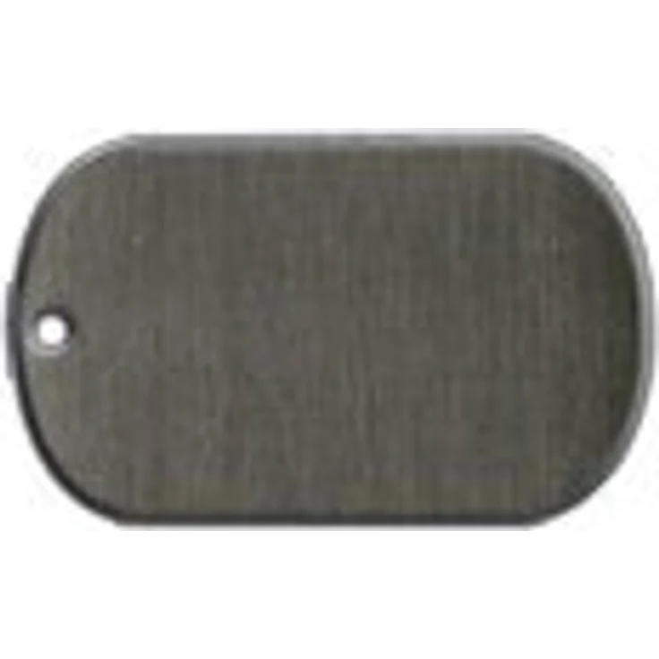 Digni Dog Tag Mazedonien, Edelstahl Hundemarke mit Hartemaille Vorderseite, 3 x 5 cm, verstellbare Kette 70 cm – Bild 2