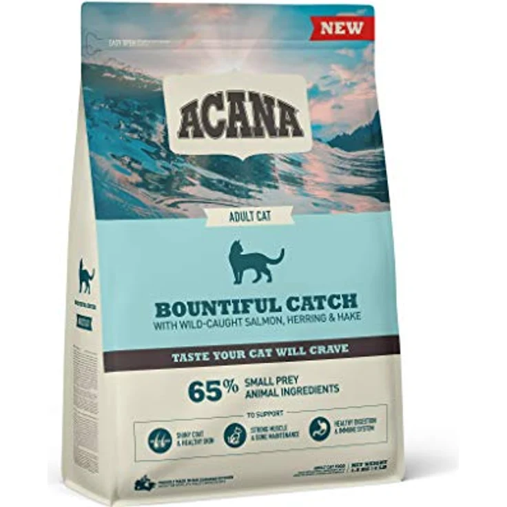 ACANA Bountiful Cat, Trockenfutter für Katzen, reichhaltige Diät, 1,8 kg – Bild 2