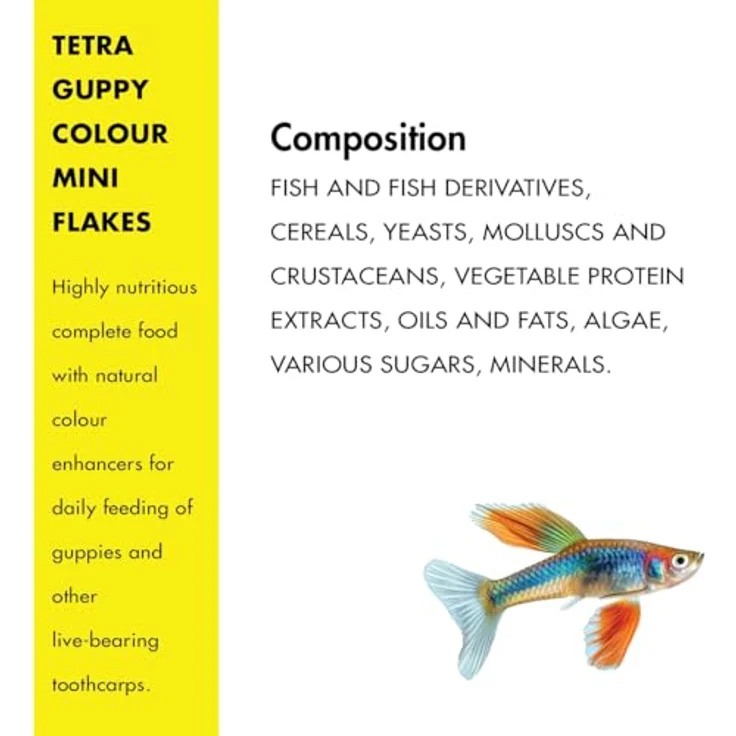 Tetra Guppy Colour, Fischfutter mit natürlichen Farbverstärkern für Guppies, 100 ml – Bild 2