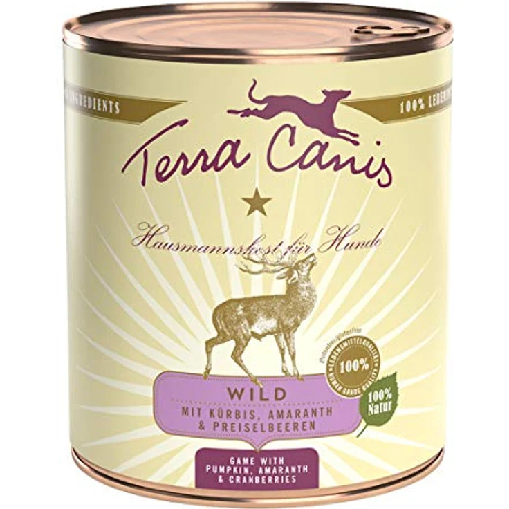 Terra Canis Sparpaket Wild mit Amaranth, Kürbis & Preiselbeeren, 12 x 800 g Hundefutter in Lebensmittelqualität – Bild 1