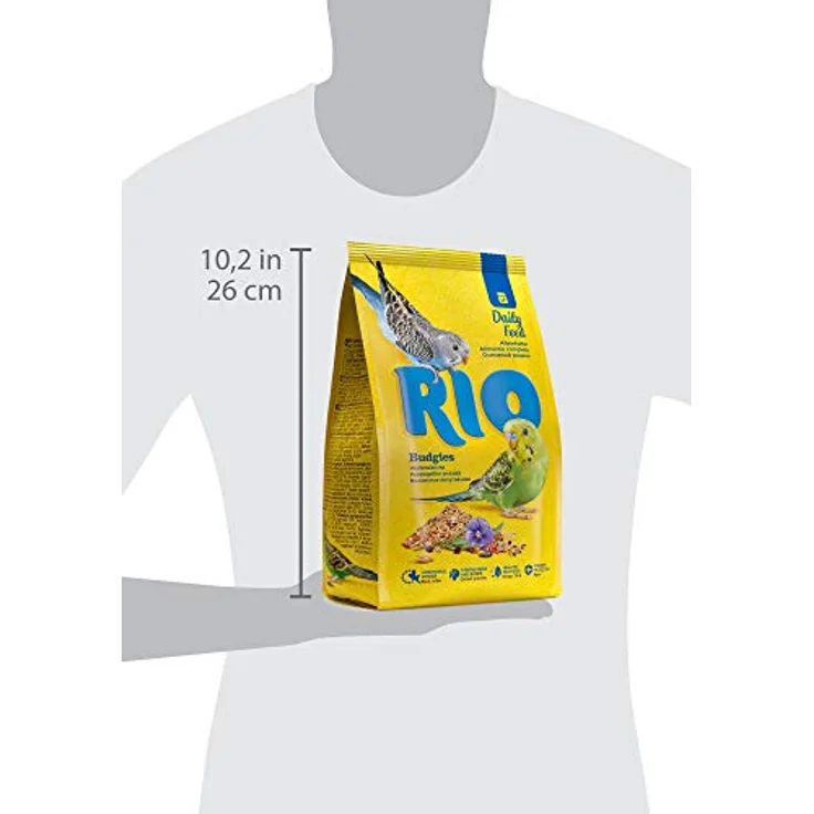 RIO Budgies, Alleinfuttermittel für Wellensittiche, 1 kg mit gesunden Saaten und Getreide, enthält Algen und Calciumgluconat für optimale Ernährung – Bild 3