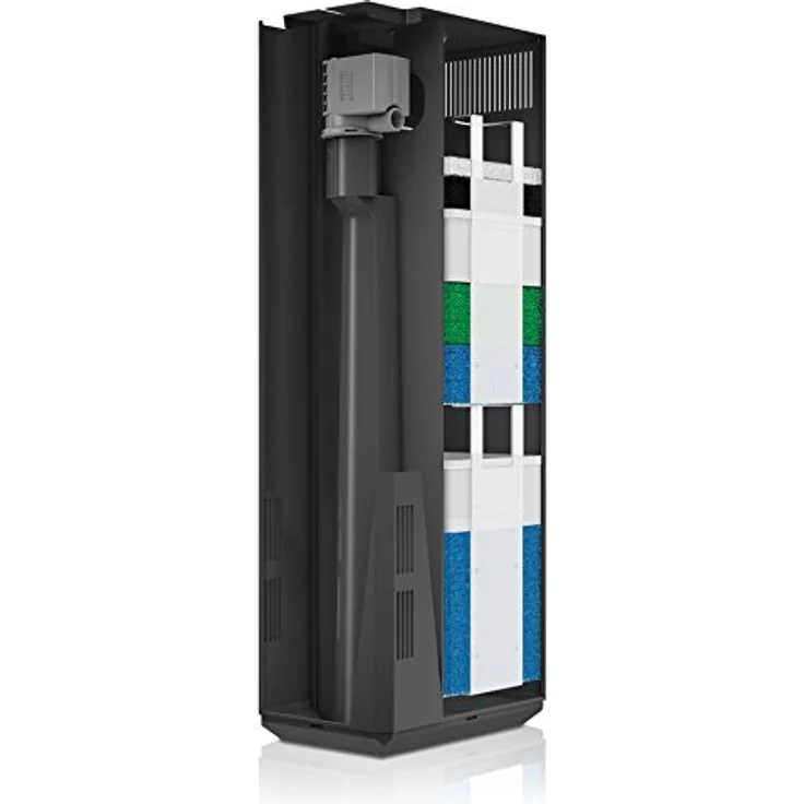 Juwel Aquarium Bioflow Innenfiltersystem L, Großes Filtervolumen mit Doppelstromprinzip für Aquarien ab 60 cm Höhe bis 400 Liter, inkl. Pumpe Eccoflow 1000 – Bild 1