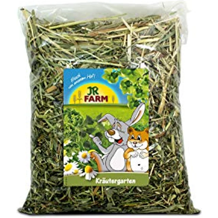 JR FARM Kräutergarten 500 g, gesundes Kleintierfutter mit neun Kräutern, zur Zahn- und Vitalitätsförderung, made in Germany – Bild 2