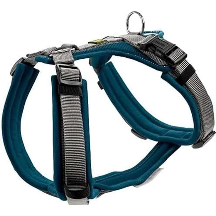 Hunter Hunde-Geschirr Maldon petrol-grau XS – Bild 2