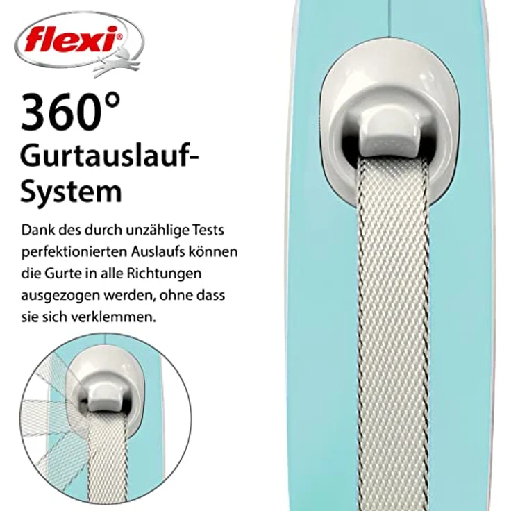 Flexi New Comfort S hellblau GURT 5 m – Bild 4