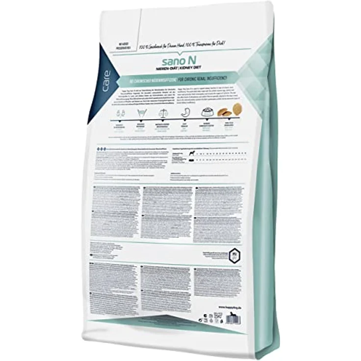 Happy Dog Supreme Care Sano, Hunde-Trockenfutter mit reduziertem Proteingehalt, schmackhafter Rezeptur, 7,5 kg – Bild 2