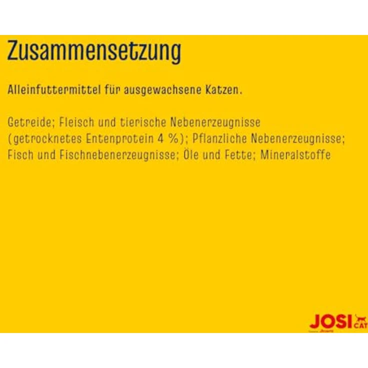 JosiCat Crispy Duck, Premium Trockenfutter für Katzen, 10 kg, mit köstlicher Ente & wertvollen Fettsäuren, Alleinfuttermittel, Made in Germany – Bild 5