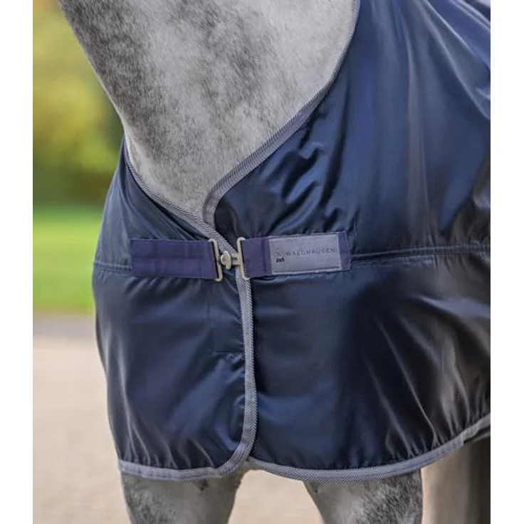 WALDHAUSEN Economic Regendecke, wasserdicht aus 420-Denier-Polyester, atmungsaktiv, Nachtblau, 135 cm – Bild 3