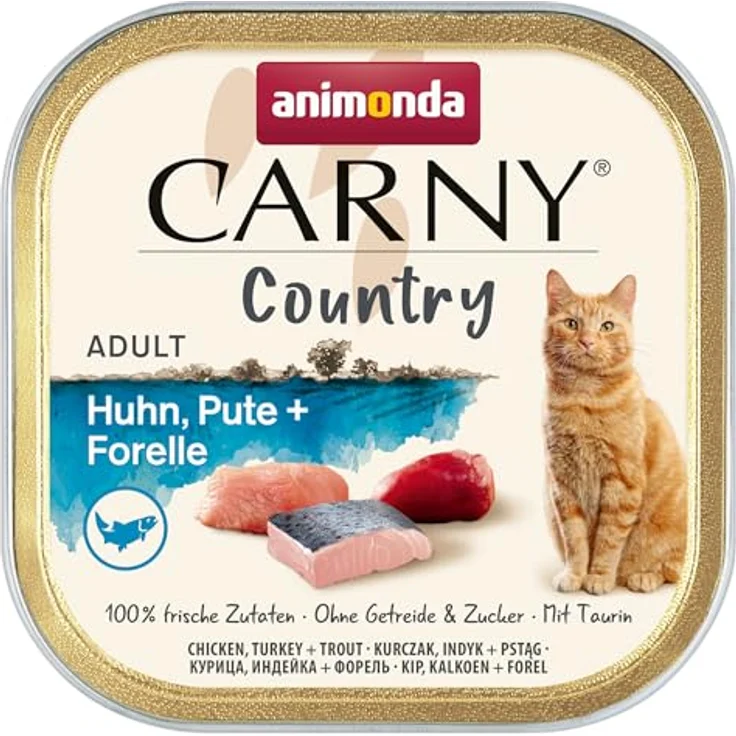 animonda Carny Country Katzenfutter nass Home Mix (6 x 100g), Getreidefreies Katzen Nassfutter mit 100% frischen, fleischlichen Zutaten – Bild 5