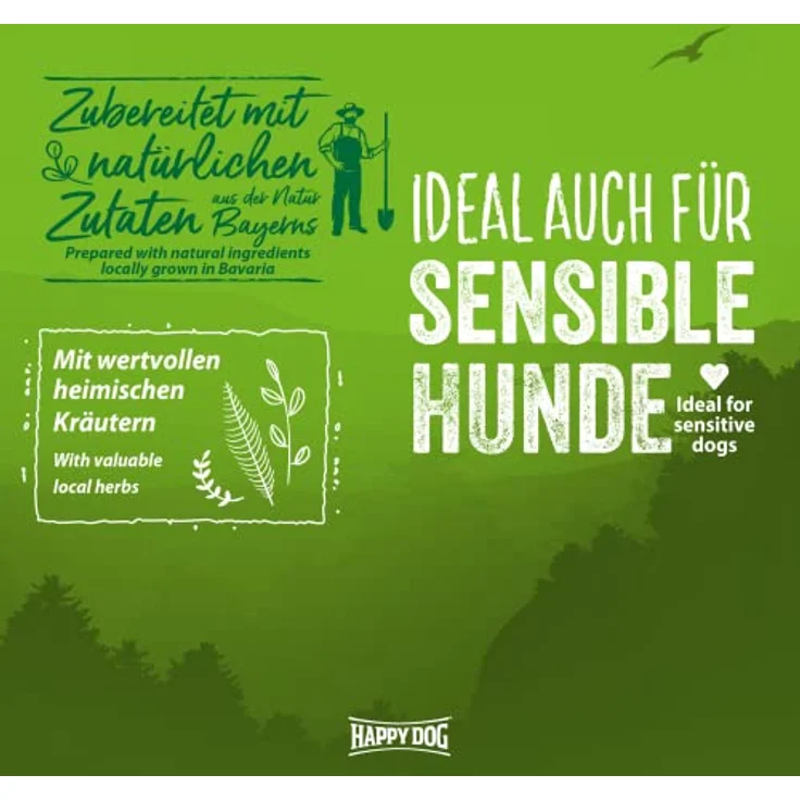 Happy Dog 60526 NaturCroq Lamm & Reis, Trockenfutter mit heimischen Kräutern für ausgewachsene Hunde, 15 kg – Bild 5