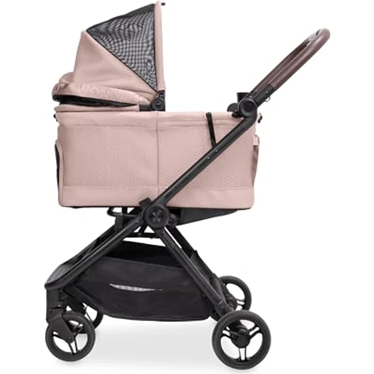 Wonderfold Bella Hunde-Transportbox, Buggy mit AutoFold-Funktion, leichtem Aluminiumrahmen und atmungsaktiver Mesh-Haube, bis 13 kg Traglast – Bild 5