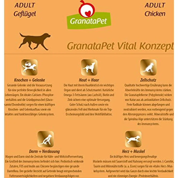 GranataPet Liebling´s Mahlzeit Adult Geflügel, Hunde-Trockenfutter mit wichtigen Vitaminen, 10kg – Bild 6