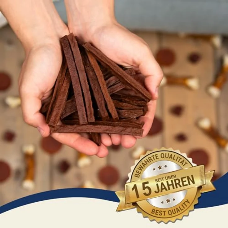 Lyra Pet® Rinderdörrfleisch Sticks 5 kg | Kausnack für Hunde & Welpen | Fettarm, gut verträglich, wiederverschließbar – Bild 4