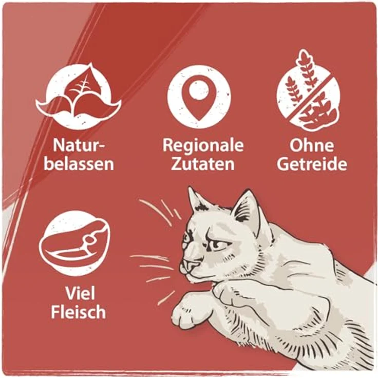 Venandi Animal Huhn, Katzen-Trockenfutter mit 80% tierischem Eiweiß, 1,5 kg, getreidefrei – Bild 4