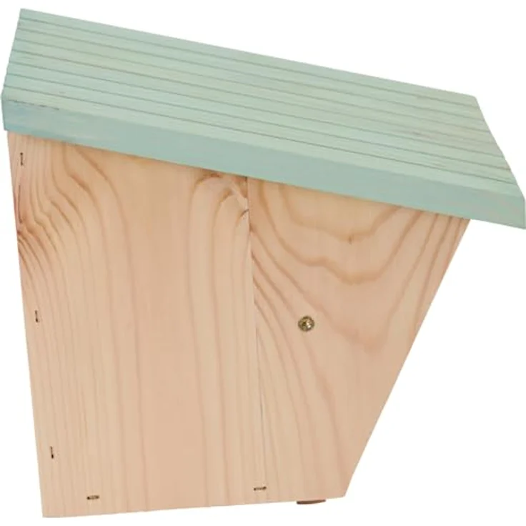 Siena Garden Nestperle Lukas Halbhöhle, Vogelhaus aus FSC-zertifiziertem Kiefernholz mit Marderschutz, Eingang 128x60 mm, für Rotkehlchen, Amsel, Zaunkönig und Bachstelze – Bild 3