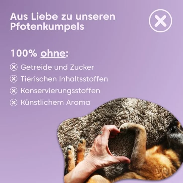 Pfotenkumpels Seelenyoga – Beruhigungs-Snack für Hunde mit Baldrian, Lavendel & Insektenprotein gegen Stress & Angst 200g – Bild 7