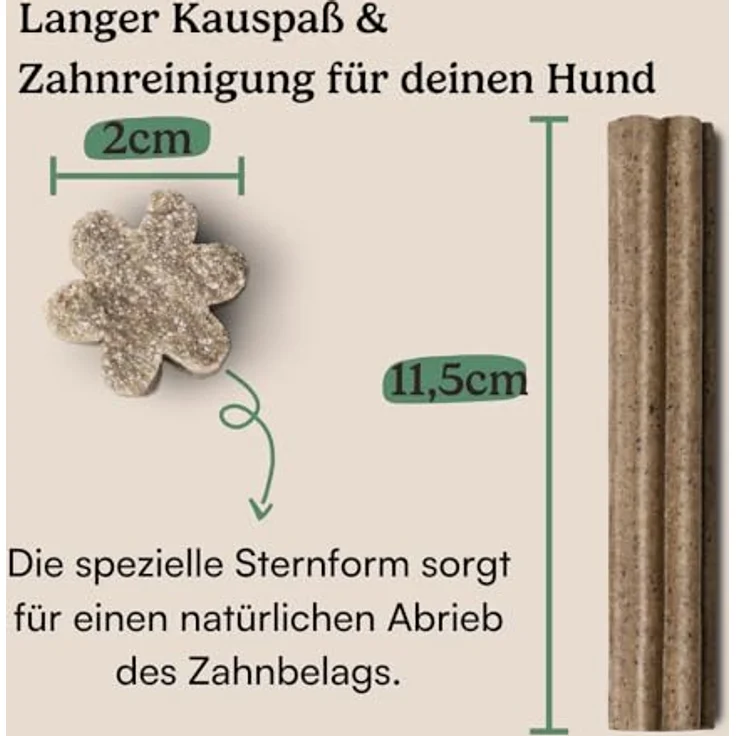 Hunderunde Dental Sticks Traumfänger, 42 STK, vegane Zahnpflege mit Baldrian, Lavendel & Passionsblume, getreidefrei und allergikerfreundlich – Bild 3