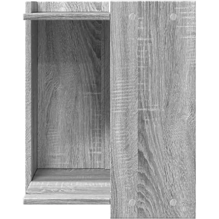 vidaXL Katzentoilette, Katzenklo Grau Sonoma 42x42x51 cm Holzwerkstoff – Bild 6