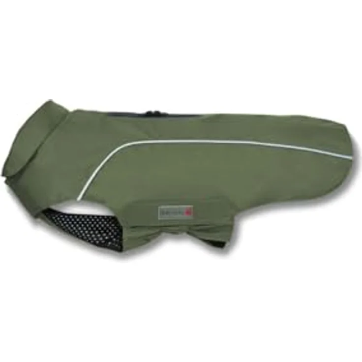 WOLTERS Regenjacke Easy Rain | Perfekter Schutz bei Regenwetter für Hunde, moosgrün, Größe 48 (Rückenlänge 47-49 cm) – Bild 1