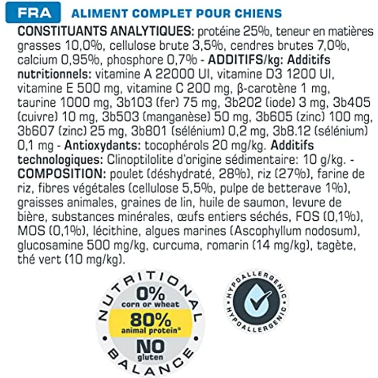 VERSELE-LAGA Opti Life Senior Medium & Maxi, Trockenfutter für Hunde, hypoallergen, mit Huhn und Reis, 12,5 kg – Bild 3