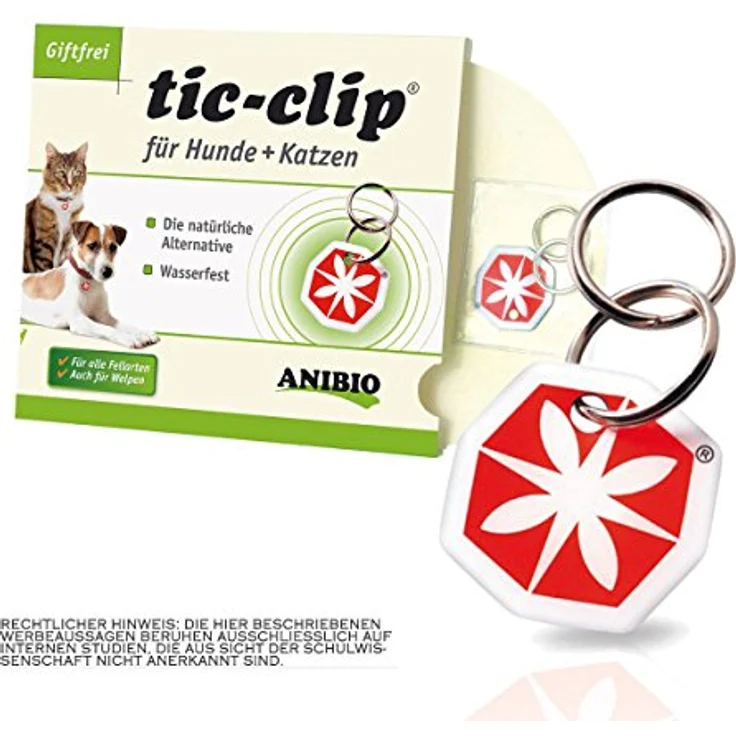 Anibio Tic Clip, Ungezieferhalsband für Hunde und Katzen, geruchsneutral, wasserfest, für alle Tiergrößen geeignet – Bild 3