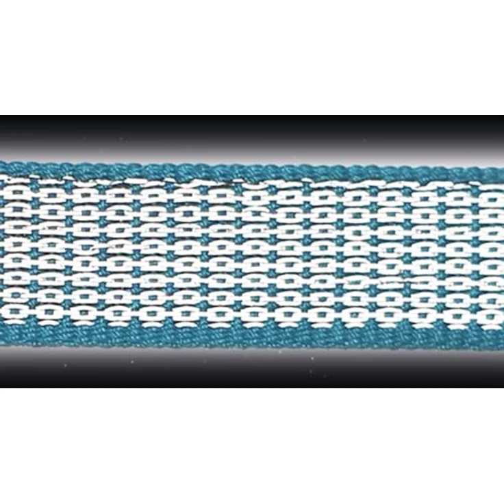 Nobby 52063-32 Halsband Full Reflect, verstellbar aus Nylon, stark reflektierend, hellblau, L-XL (40-65 cm, 25 mm Breite) – Bild 2