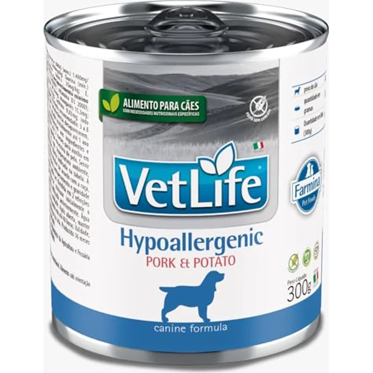 Farmina Vet Life Nassfutter, hypoallergen, Schweinefleisch & Süßkartoffel, 300 g – Bild 1