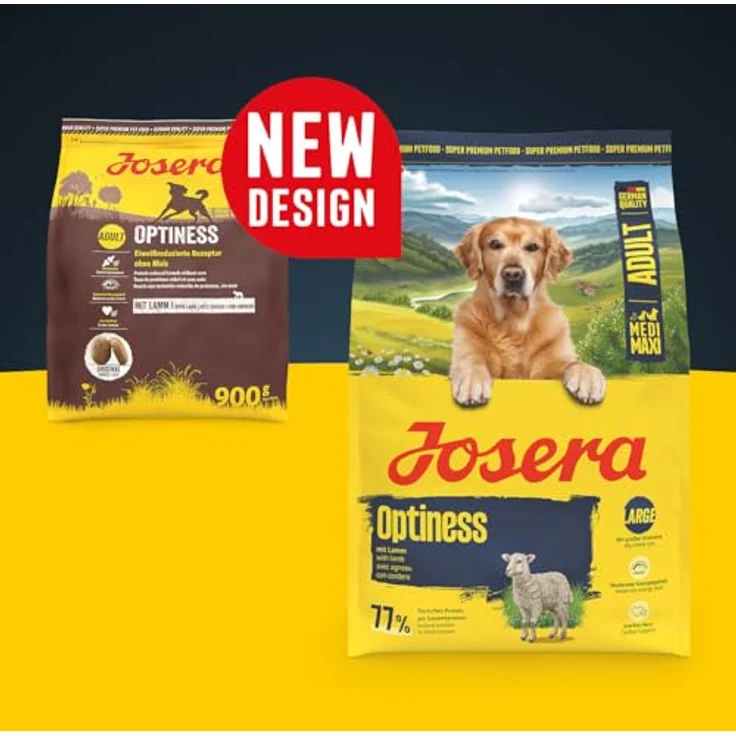 Josera Medi/Maxi Adult Optiness, Hundefutter für ausgewachsene, normal aktive Hunde, 12,5 kg – Bild 2