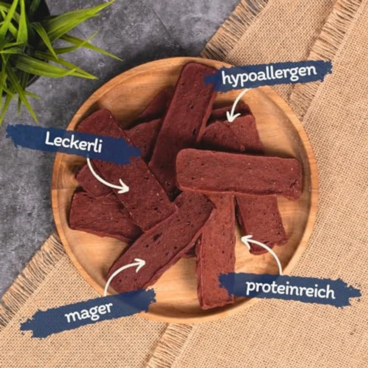 Lyra Pet® Pferdefleischstreifen Hundefutter Snack, 5 kg, fettarm, schonend getrocknet, ideal für Welpen und Senioren, wieder verschließbarer Beutel – Bild 2