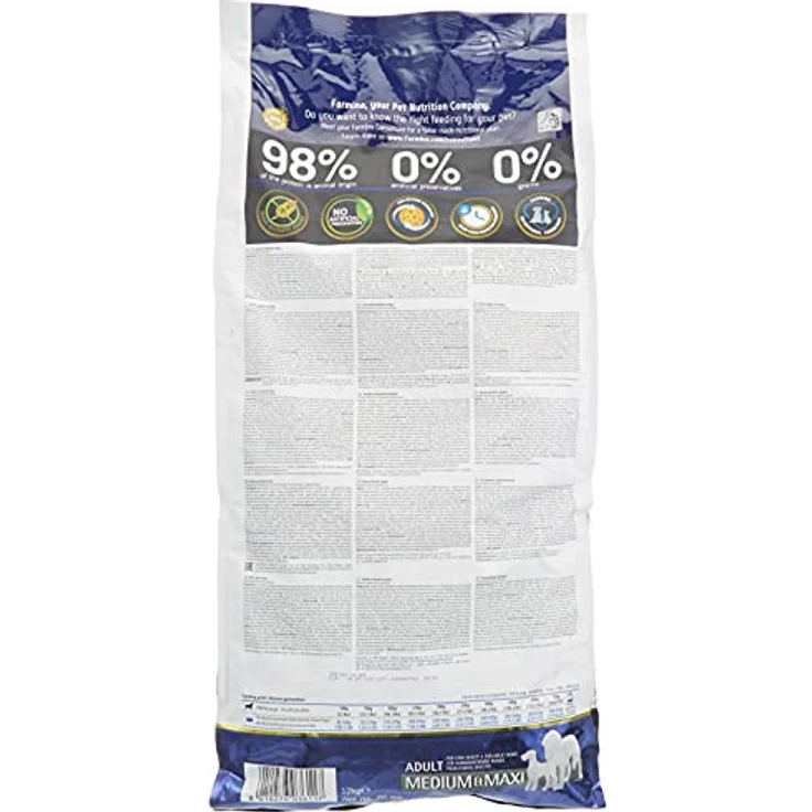 Farmina N&D Prime Adult Medium Pellets Hundefutter, Trockenfutter mit Lamm und Blaubeere, reich an Vitaminen und natürlichen Antioxidantien, 12 kg – Bild 2