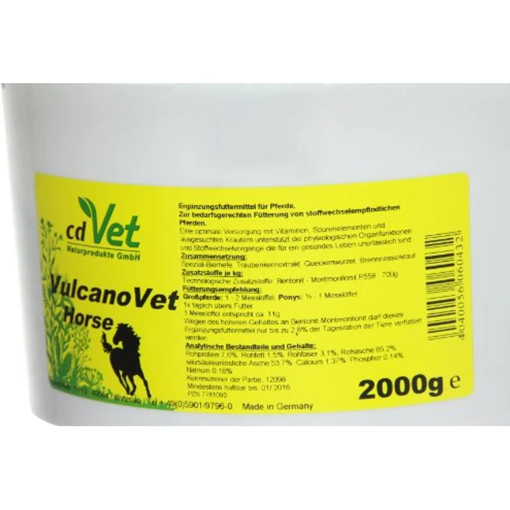 cdVet EquiGreen Detox Pferdemineralfutter 2kg - Bentonit Pulver für verbesserte Darmgesundheit, ohne Füllstoffe und synthetische Zusatzstoffe – Bild 3
