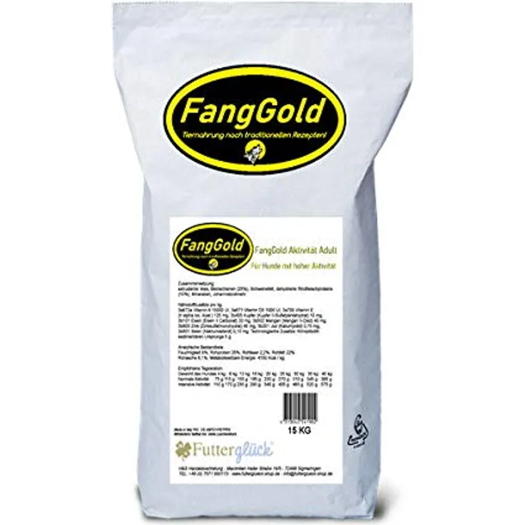 FangGold Energie, 15 kg Hundefutter für mehr Farbe & Gesundheit