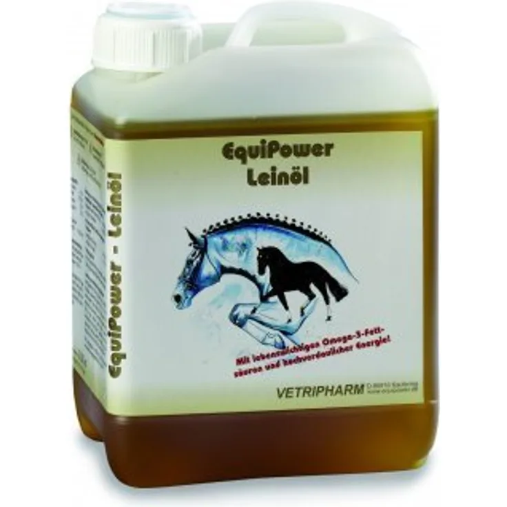 PFIFF EQUIPUR Leinöl, 2.500ml für Pferdefutter, optimale Passform für Reiten