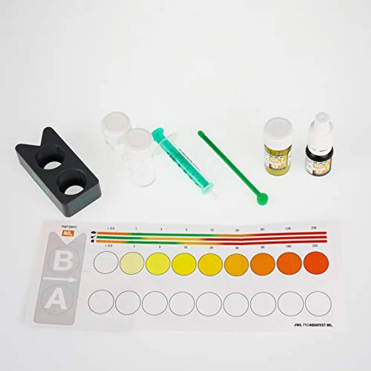 JBL ProAquaTest NO3, Wassertest-Set für Süß-/Meerwasser-Aquarien und Teiche, inkl. Reagenzien, 40 Tests – Bild 3