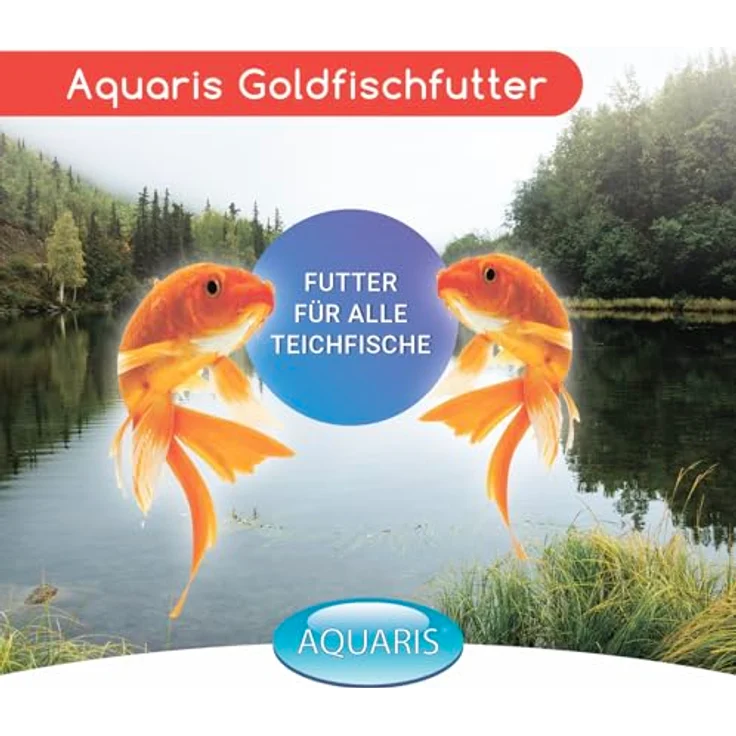 Aquaris AQUARIS Goldfischfutter - Premium Teichfischfutter für Goldfische und Shubunkin, natürliche Farbverstärkung mit Astaxanthin, 3 kg / 3 mm – Bild 3