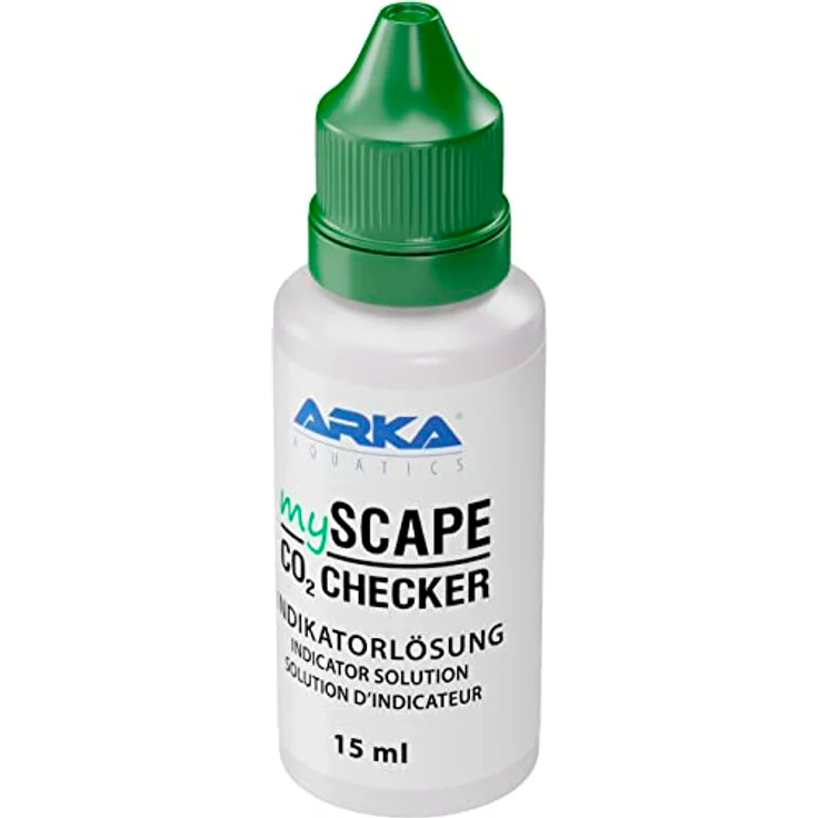 ARKA mySCAPE CO2 Dauertest Aquarium, Glas Dropchecker mit 15 ml Indikatorlösung, präzise CO2 Überwachung für Aquascaping und Pflanzenaquarien – Bild 4