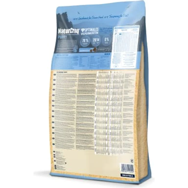 Happy Dog NaturCroq Puppy, Trockenfutter für Welpen, 15 kg, artgerechte Rezeptur mit heimischen Kräutern – Bild 2