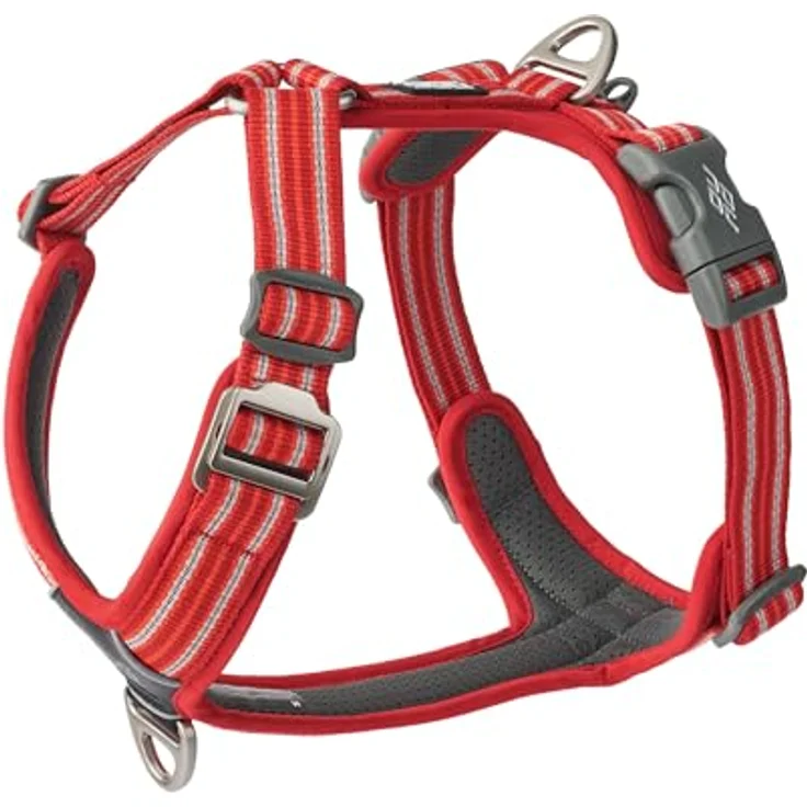 DOG Copenhagen Comfort Walk Air 3.0 Hundegeschirr, leicht und ergonomisch, Classic Red, Größe S – Bild 1