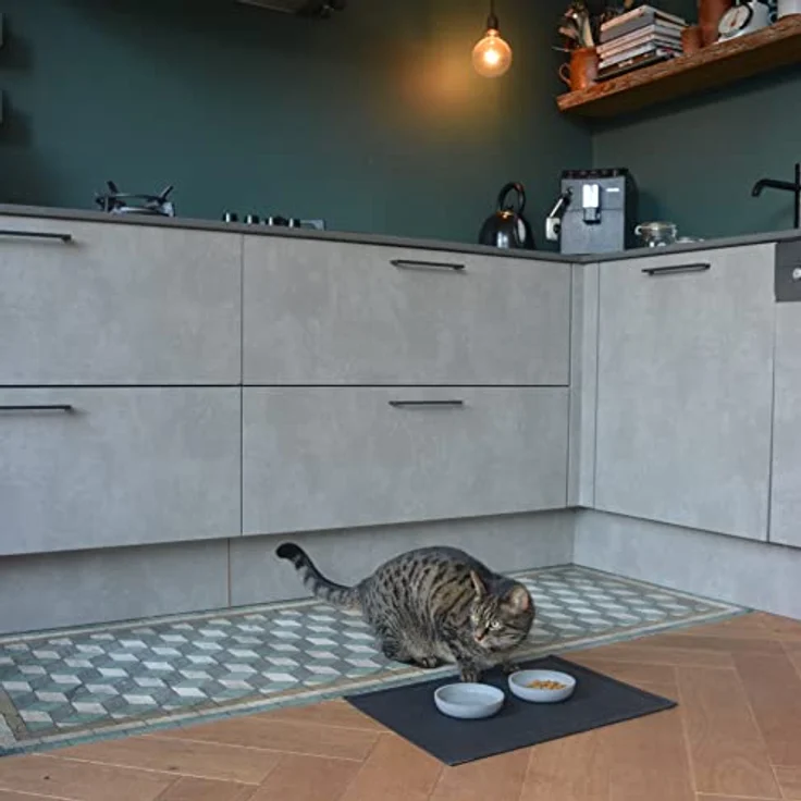 District 70 Serve Merengue, Hunde-Futtermatte aus 100 % Silikon, BPA-frei, spülmaschinenfest, rutschfest, erhöhtes Randdesign – Bild 2