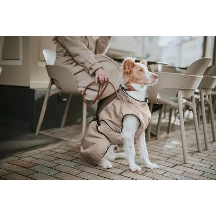 Hunter Hunde-Mantel Uppsala taupe 65 cm – Bild 10