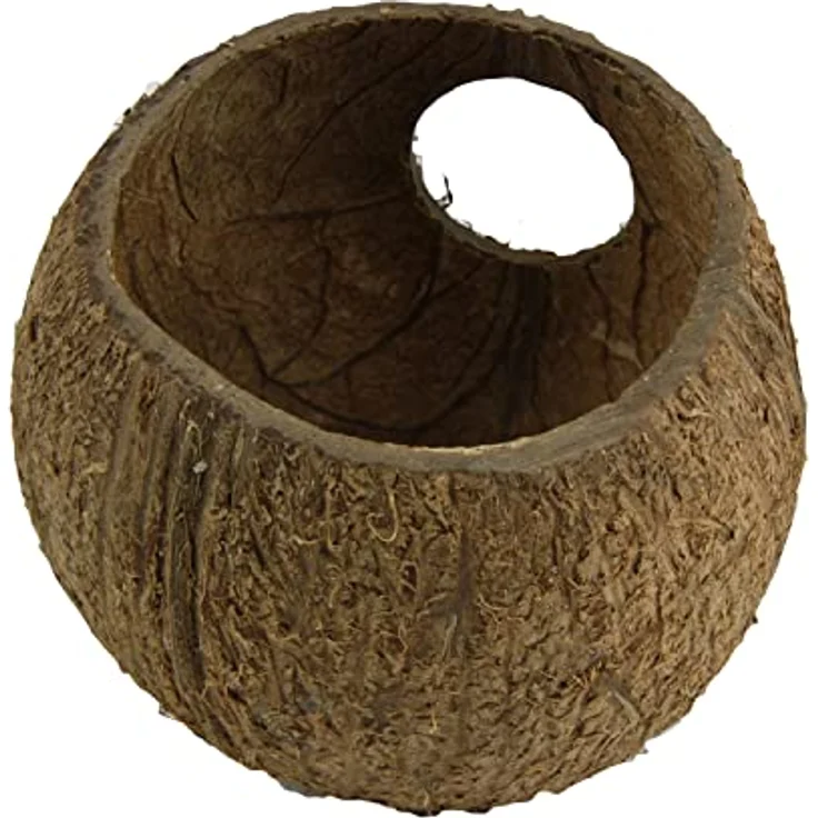 JBL 61512 Cocos Cava, Kokosnuss-Schale als Höhle für Aquarien und Terrarien, 3/4 L Naturprodukt ohne Schadstoffe – Bild 3