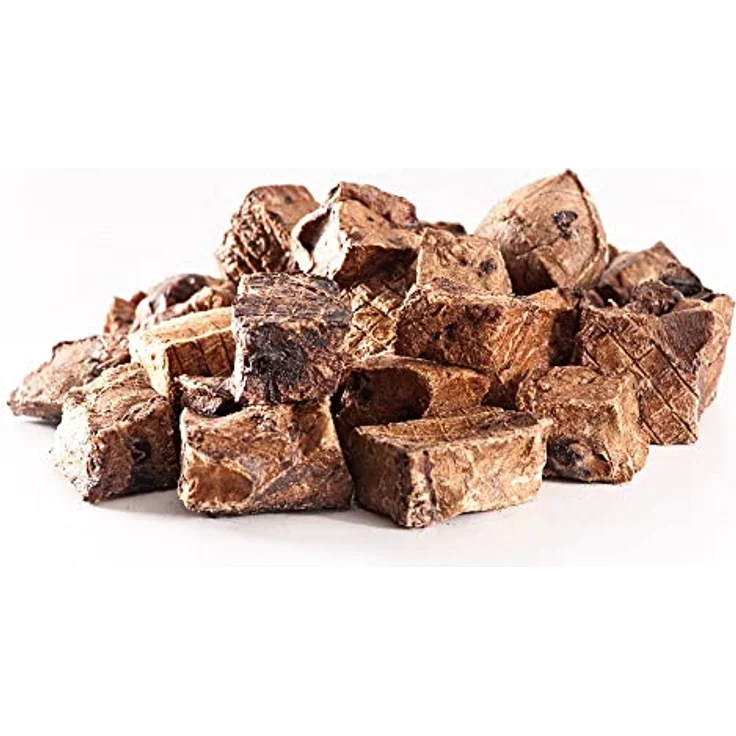 mascota vital Pferde-Lungenwürfel 200g, 100% Pferd, hypoallergen, idealer Trainingssnack für ernährungssensible Hunde – Bild 1