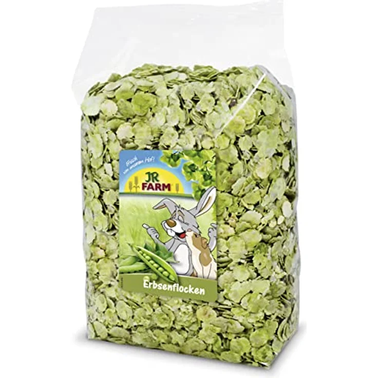 JR FARM Erbsenflocken 3 kg, gesundes Kleintierfutter zur Förderung der Vitalfunktionen und des Immunsystems, made in Germany – Bild 1