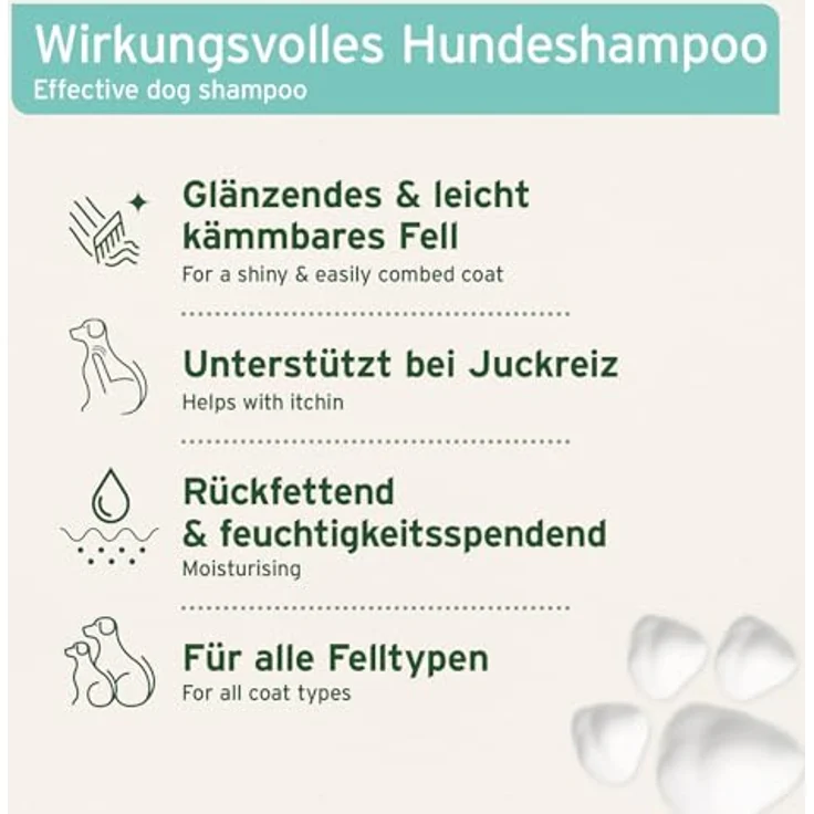 AniForte Neemöl Shampoo für Hunde 500ml - Hundeshampoo gegen Juckreiz, Milben, Flöhe & Zecken, pH-neutral, pflegend & leicht kämmbar, Hautfreundlich, angenehm im Geruch – Bild 2