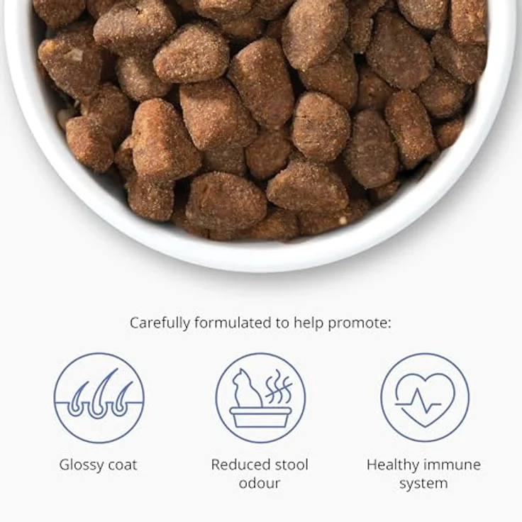 Catit Recipes Premium Trockenfutter für Katzen, mit Geflügelfleisch und Meeresfisch, Alleinfuttermittel, 2kg, reduziert Stuhlgeruch, ohne Getreide – Bild 5