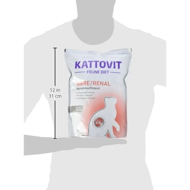 KATTOVIT Niere/Renal Trockenfutter für Katzen, Diät-Alleinfuttermittel mit leicht verdaulichem Huhn, 1.250 g – Bild 3