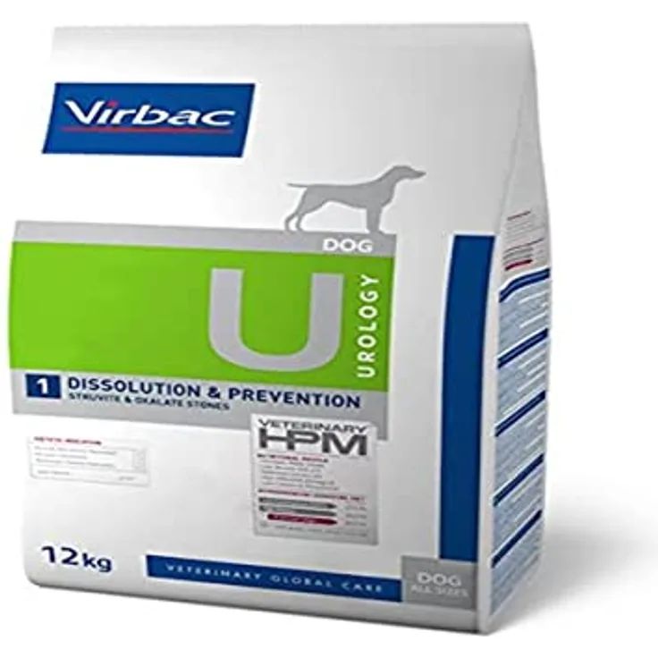 Virbac Veterinary HPM Vet Urology D&P, Trockenfutter für Hunde, 12 kg
