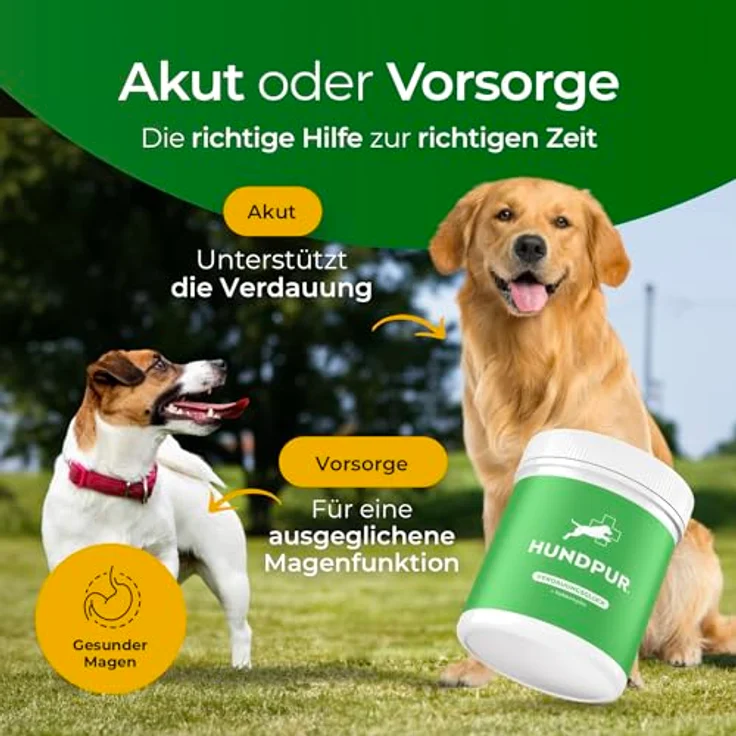 Hundpur Verdauungsglück 300g, Zusatzfutter Pellets für Hunde mit Prä- und Probiotika zur Stabilisierung der Verdauung – Bild 2
