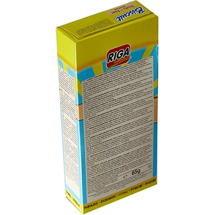 Riga 6 Kekse mit Ei für Vögel, 65 g - Ergänzungsnahrung zur abwechslungsreichen Ernährung und Aktivitätsförderung – Bild 2