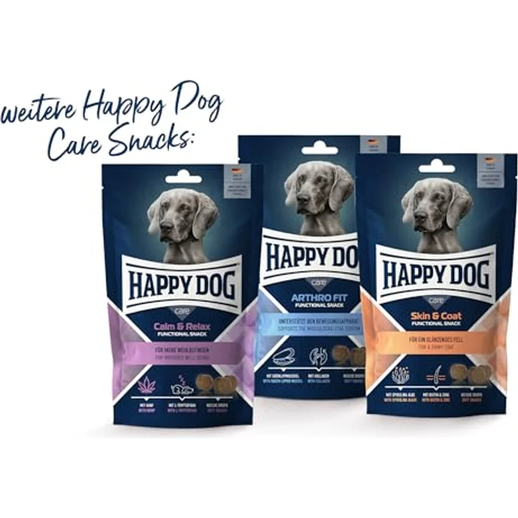 Happy Dog Care Snack Healthy Weight, Ergänzungsfuttermittel für ausgewachsene Hunde, 100g – Bild 4